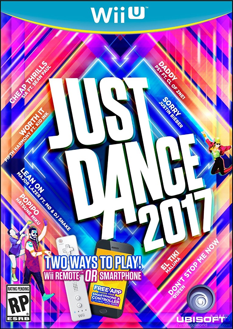Just Dance 2017 Wii U game cover